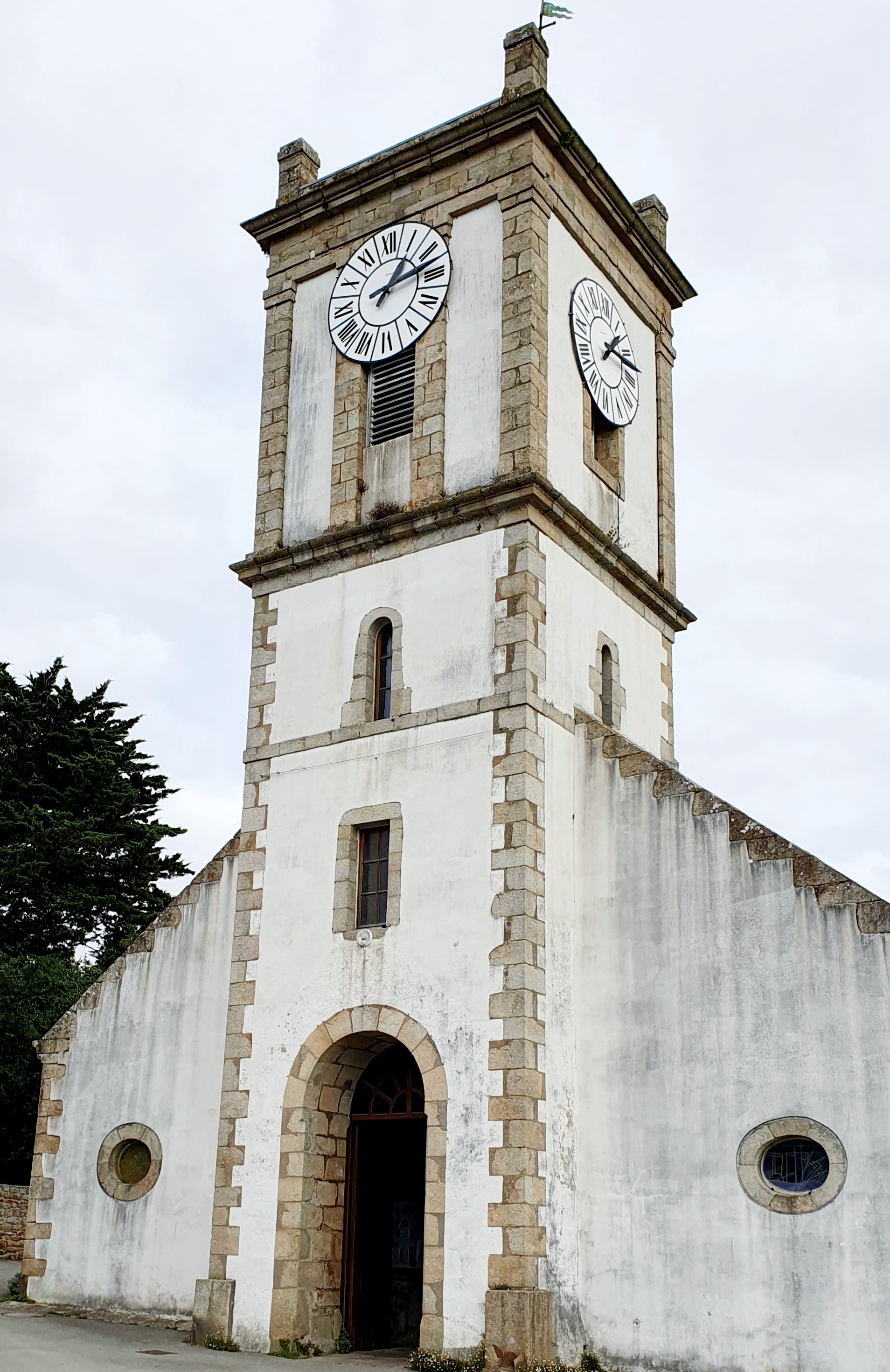 Ile-aux-Moines - Clocher église